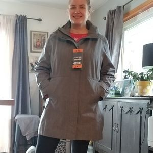 NWT Gray XXL trenchcoat